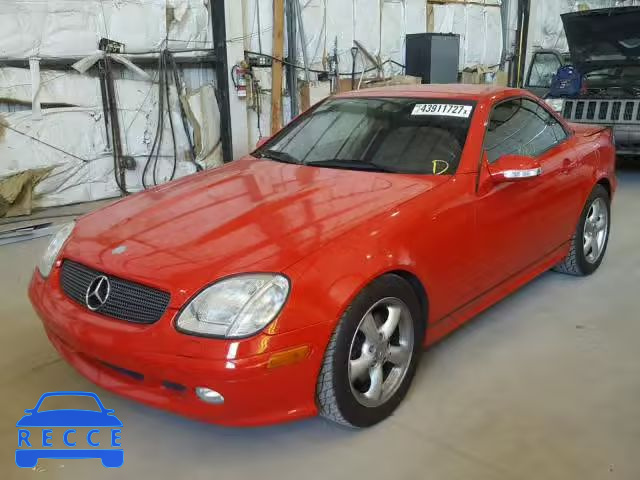 2002 MERCEDES-BENZ SLK WDBKK65F32F269630 Bild 1