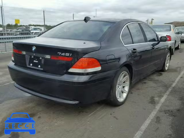 2004 BMW 745 WBAGL63544DP72691 зображення 3