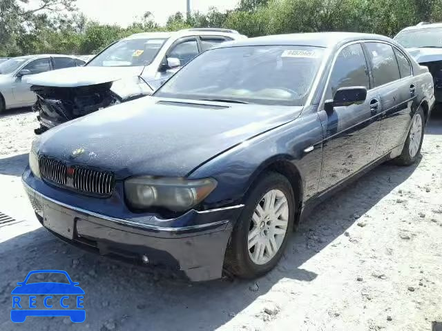 2002 BMW 745 WBAGN63412DR02716 зображення 1