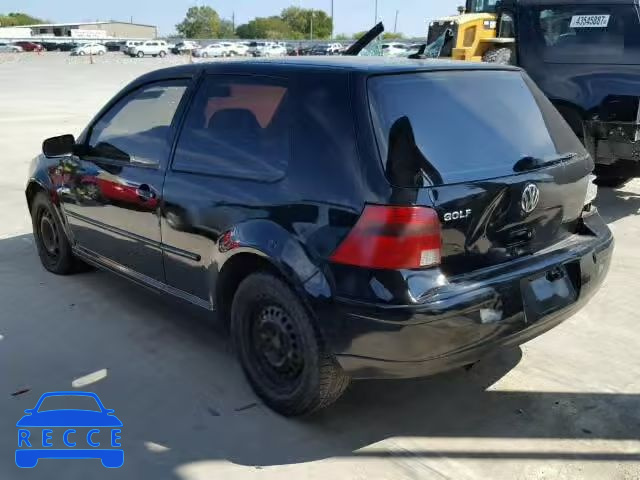 2001 VOLKSWAGEN GOLF 9BWBS21J214020806 Bild 2