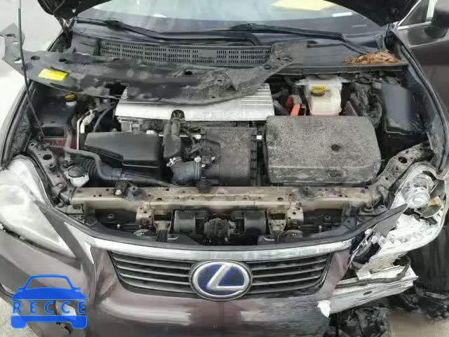 2011 LEXUS CT JTHKD5BHXB2019867 зображення 6