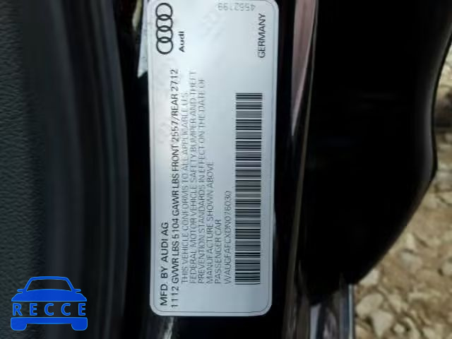 2013 AUDI A6 WAUGFAFCXDN076030 image 9