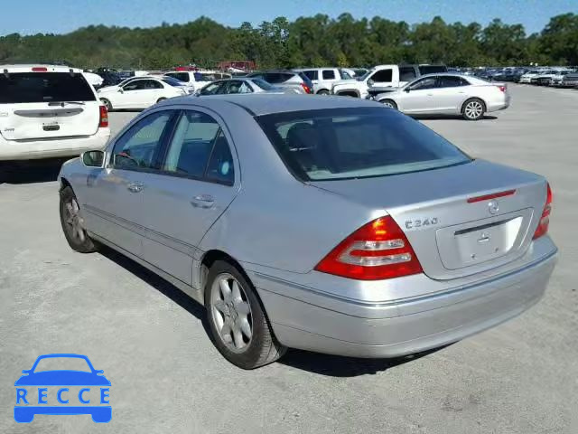 2003 MERCEDES-BENZ C 240 WDBRF61JX3F407937 зображення 2