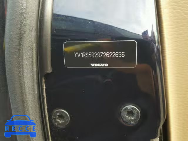 2007 VOLVO S60 2.5T YV1RS592972622656 зображення 9