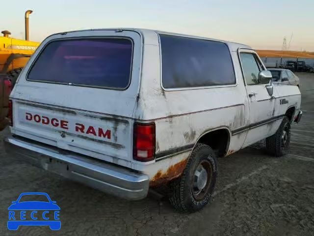 1990 DODGE RAMCHARGER 3B4GM17Z0LM019210 image 3