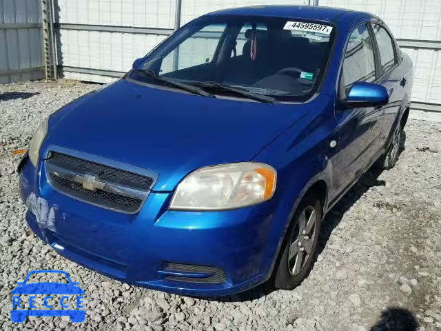 2008 CHEVROLET AVEO BASE KL1TD56678B056275 image 1