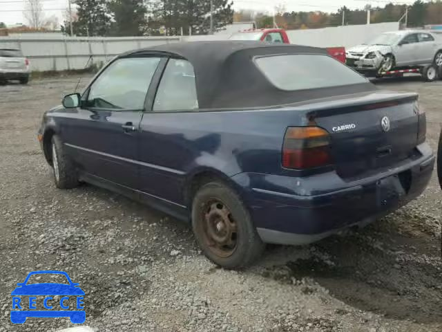 1999 VOLKSWAGEN CABRIO 3VWCB61E5XM812399 image 2