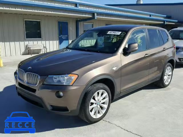 2014 BMW X3 5UXWX9C50E0D09302 image 1