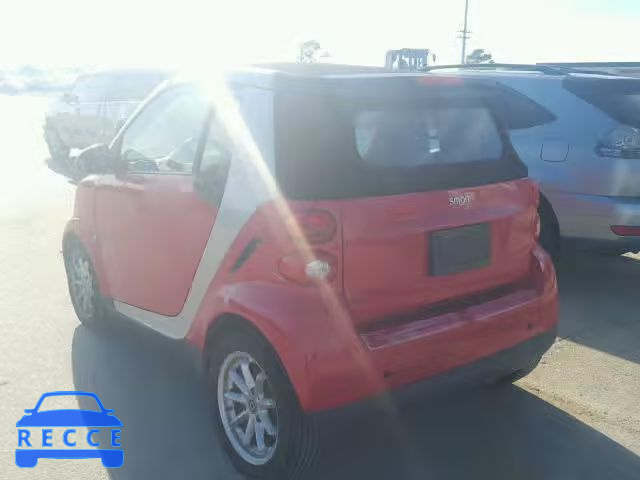 2009 SMART FORTWO WMEEK31X79K236614 зображення 2