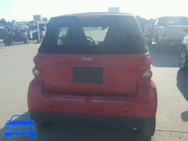 2009 SMART FORTWO WMEEK31X79K236614 зображення 5