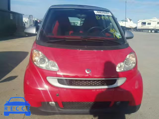 2009 SMART FORTWO WMEEK31X79K236614 зображення 8