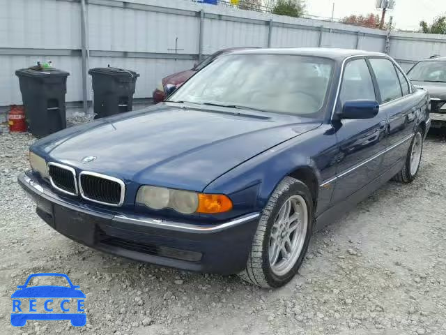 2000 BMW 740 WBAGH8341YDP11552 image 1