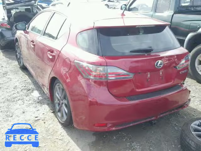 2013 LEXUS CT JTHKD5BH8D2134020 image 2