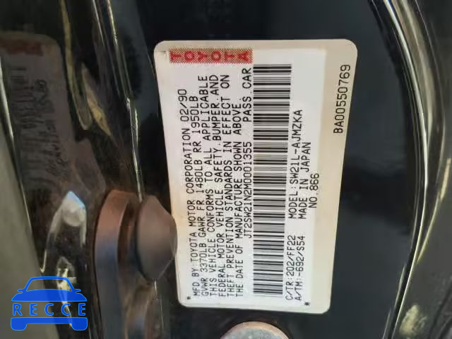 1991 TOYOTA MR2 JT2SW21N2M0001355 image 9