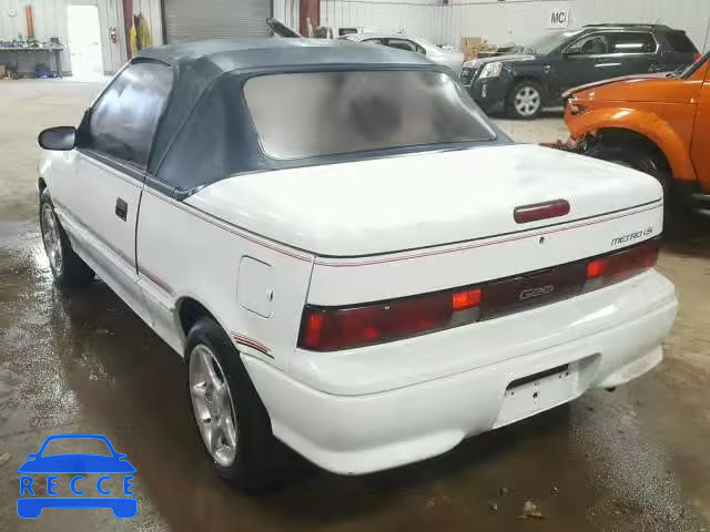 1992 GEO METRO JG1MR3363NK203056 image 2