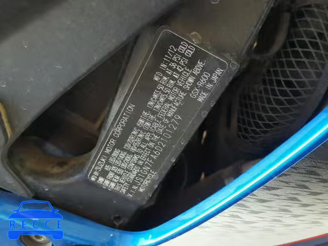 2013 SUZUKI GSX-R600 JS1GN7FA6D2101279 зображення 9