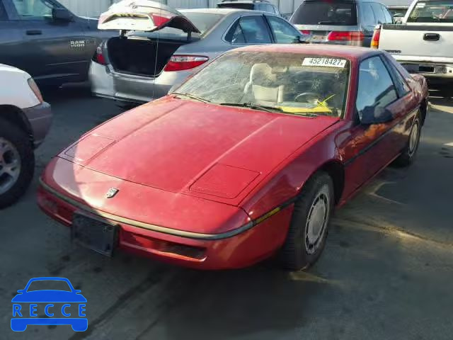 1987 PONTIAC FIERO 1G2PE11R5HP215884 image 1