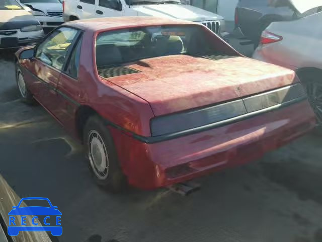1987 PONTIAC FIERO 1G2PE11R5HP215884 image 2