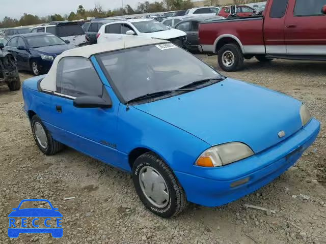 1991 GEO METRO JG1MR3365MK612349 image 0