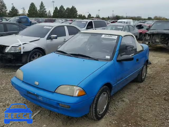 1991 GEO METRO JG1MR3365MK612349 image 1