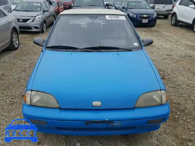 1991 GEO METRO JG1MR3365MK612349 image 8