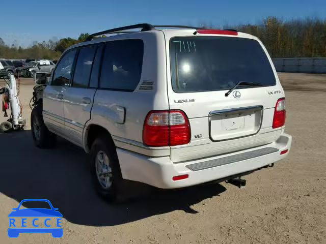 2001 LEXUS LX JTJHT00W713503262 Bild 2