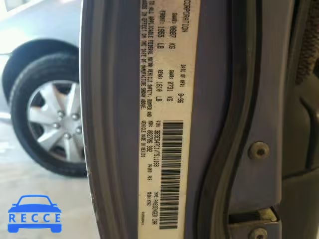 1997 DODGE NEON 3B3ES47C1VT511168 зображення 9