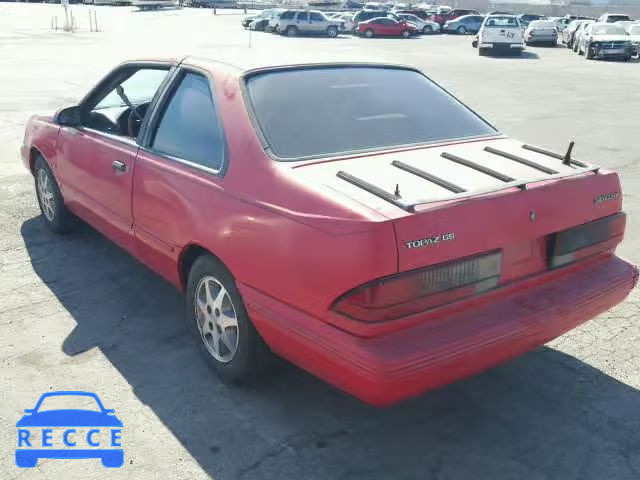 1993 MERCURY TOPAZ 1MEPM31U0PK622682 image 2