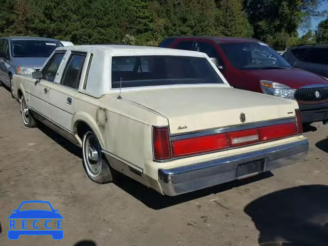 1985 LINCOLN TOWN CAR 1LNBP96F4FY756425 image 2