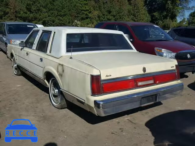 1985 LINCOLN TOWN CAR 1LNBP96F4FY756425 зображення 2