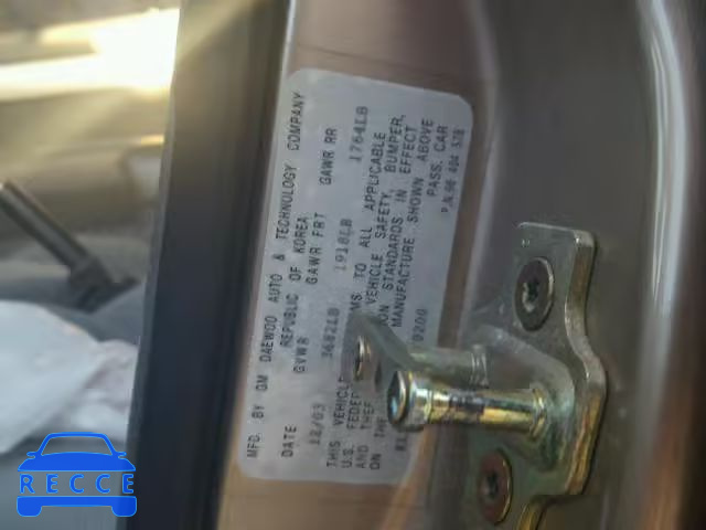 2004 SUZUKI FORENZA KL5JD52ZX4K970200 image 9