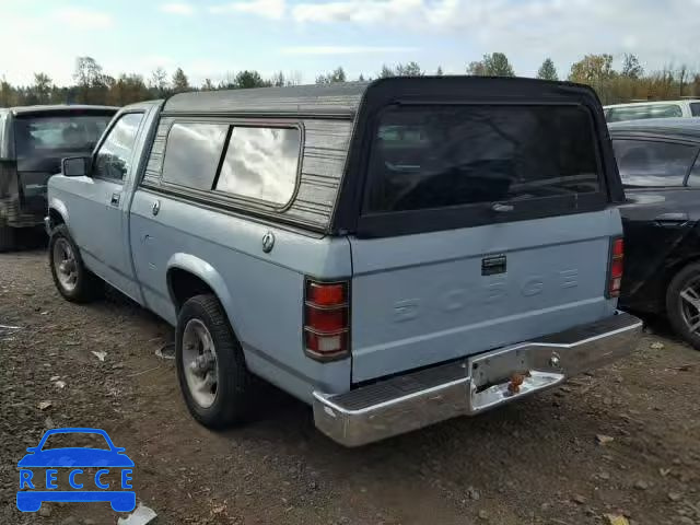 1987 DODGE DAKOTA 1B7FN14M2HS378089 image 2