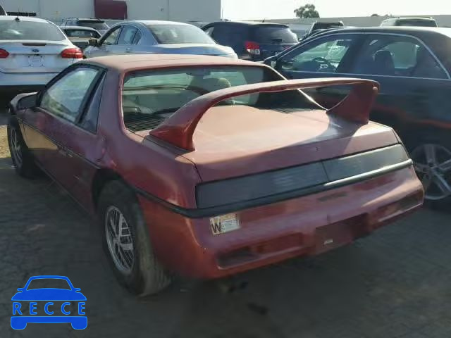 1988 PONTIAC FIERO 1G2PE11R8JP213620 image 2