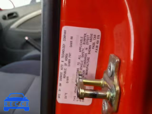 2007 SUZUKI RENO KL5JD66Z27K519122 image 9