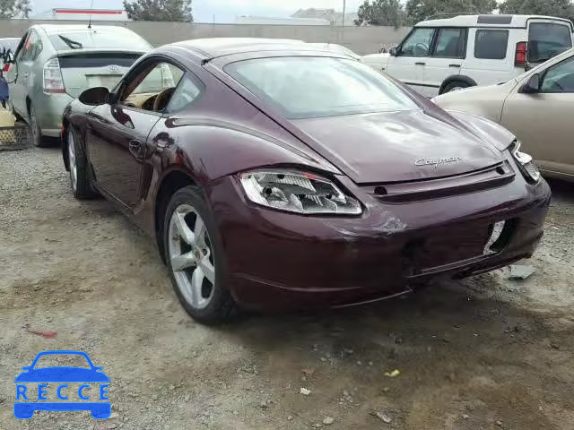 2007 PORSCHE CAYMAN WP0AA29827U763338 image 2