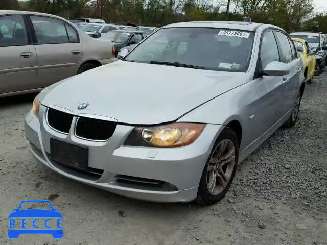 2008 BMW 328 XI SUL WBAVC73598KP37790 зображення 1