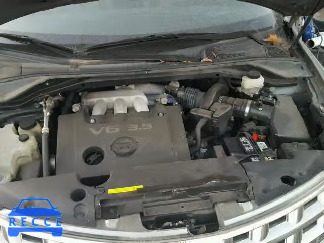 2005 NISSAN MURANO SL JN8AZ08W55W427315 image 6