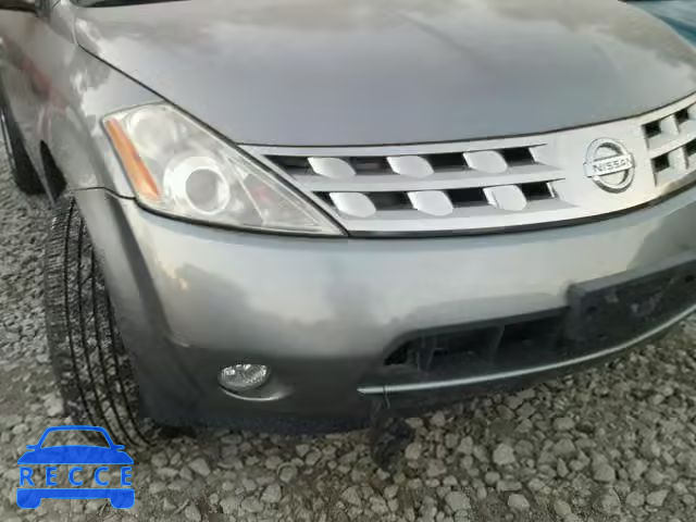 2005 NISSAN MURANO SL JN8AZ08W55W427315 image 8