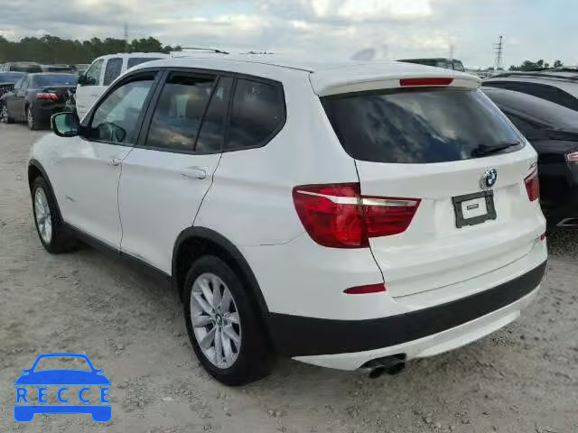 2013 BMW X3 5UXWX9C56DLK59631 Bild 2