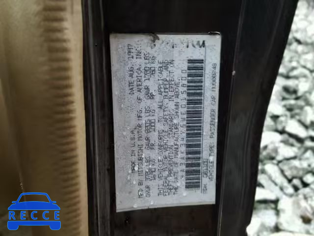 1998 MITSUBISHI ECLIPSE 4A3AK34Y5WE015800 image 9