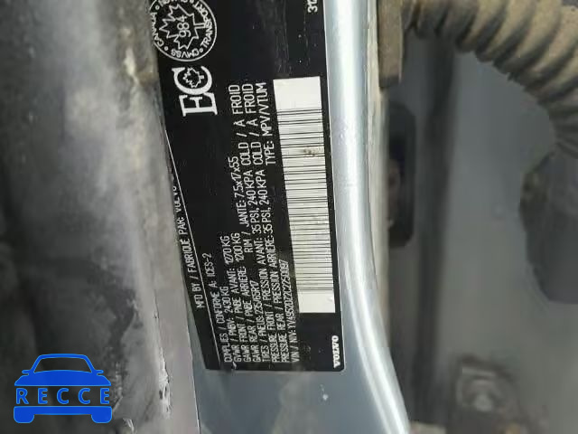 2012 VOLVO XC60 YV4952DZ2C2250097 image 9