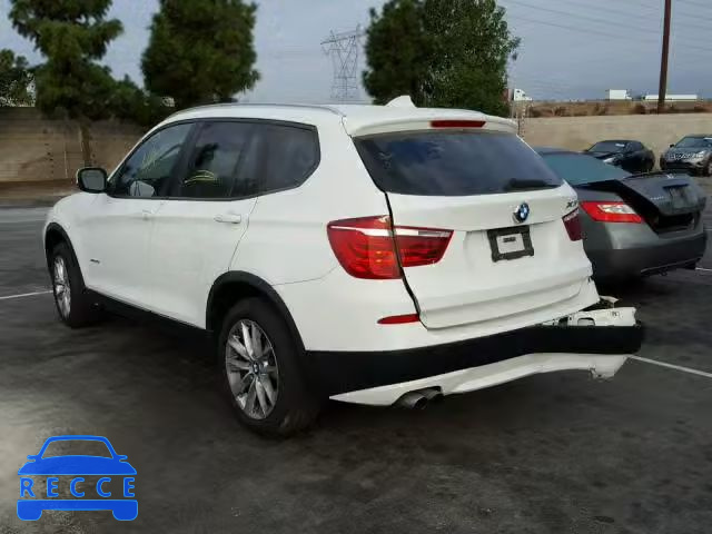 2014 BMW X3 5UXWX9C51E0D11561 image 2