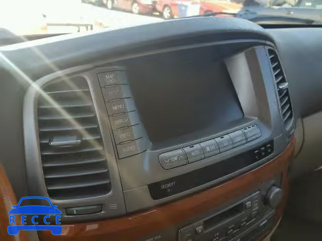 2004 LEXUS LX JTJHT00W943539345 Bild 9