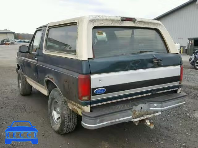 1992 FORD BRONCO 1FMEU15N9NLB02063 image 2