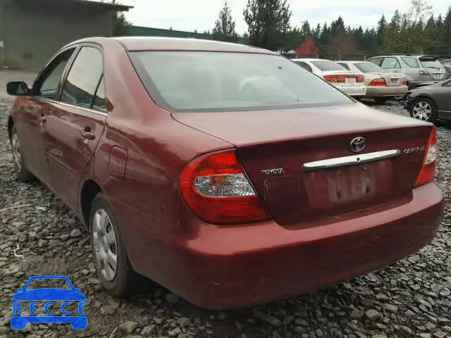 2003 TOYOTA CAMRY LE JTDBE32K530148336 image 2