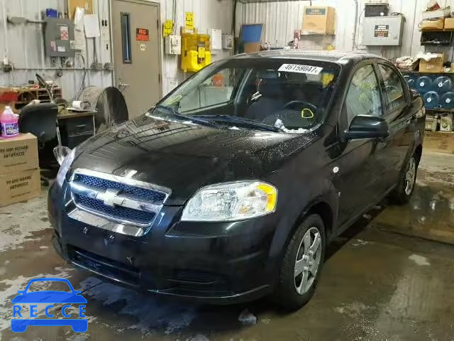 2008 CHEVROLET AVEO BASE KL1TD56678B124767 image 1