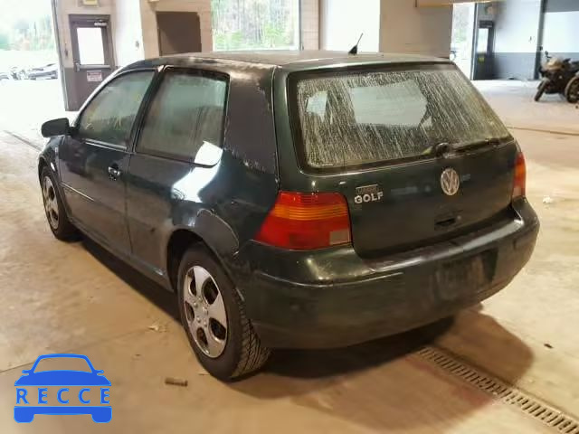 2000 VOLKSWAGEN GOLF WVWBC21J4YW300135 image 2