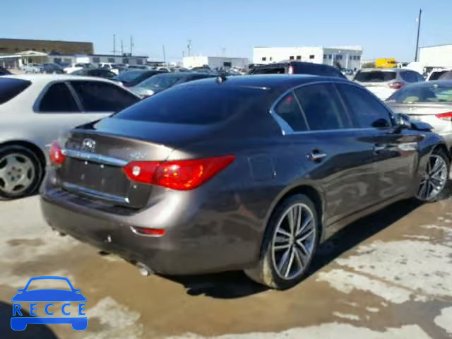 2014 INFINITI Q50 BASE JN1BV7AP0EM675297 зображення 3