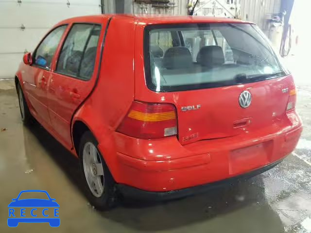 2000 VOLKSWAGEN GOLF WVWGH21J7YW636515 image 2