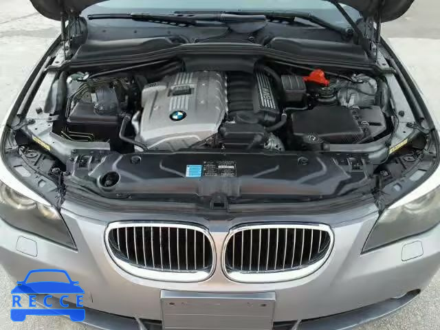 2007 BMW 525 I WBANE535X7CW67496 зображення 6